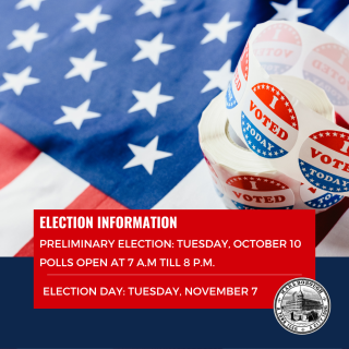 Municipal Preliminary Election Tuesday, October 10th