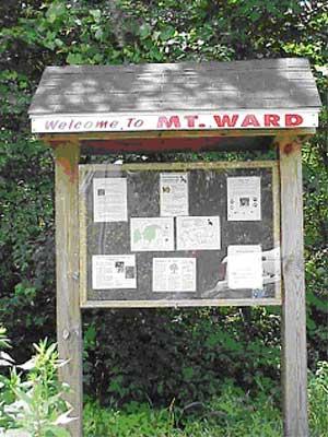 Mount Ward Informational Kiosk